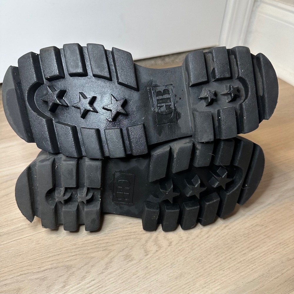 GB Gianni Bini‎ All-Star Leopard Print Suede Lug Sole Platform Booties US Sz 6 - Picture 6 of 7